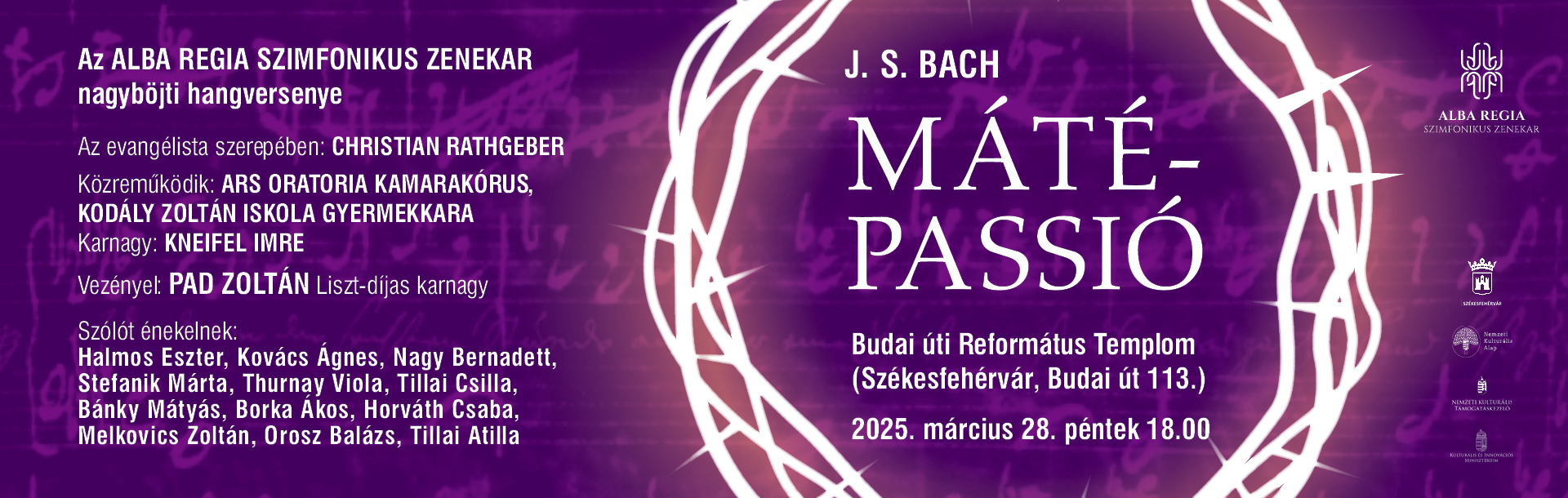 Bach Máté-passiója csendül fel a szimfonikusok ünnepi sorozatának záróestjén